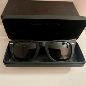 WILLIAM PAINTER THE SLOAN CLASSIC ACETATE SUNGLASSES BLACK/BLACK